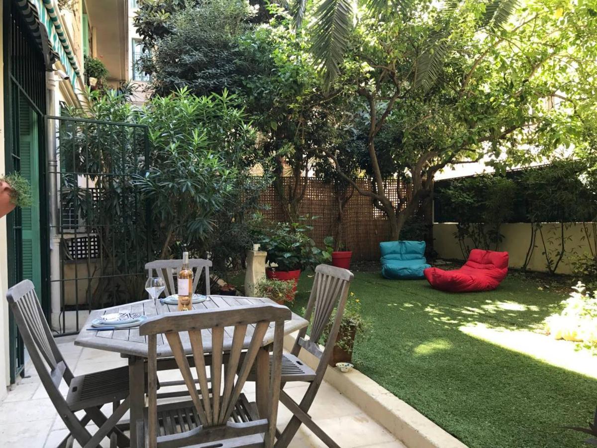 Homelivia, Luxueux Appartement Avec Jardin Prive Nizza Exterior foto