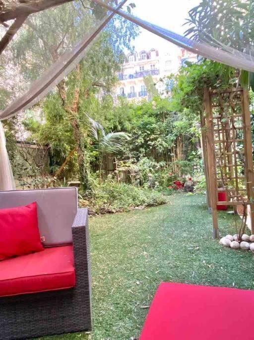 Homelivia, Luxueux Appartement Avec Jardin Prive Nizza Exterior foto